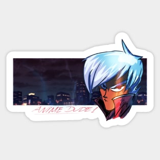 anime dude Sticker